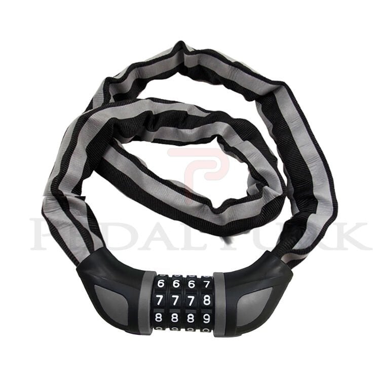 Impact TORQ2 Uzun Zincir Kilit Şifreli  5,5x120cm Spiral - Reflektörlü