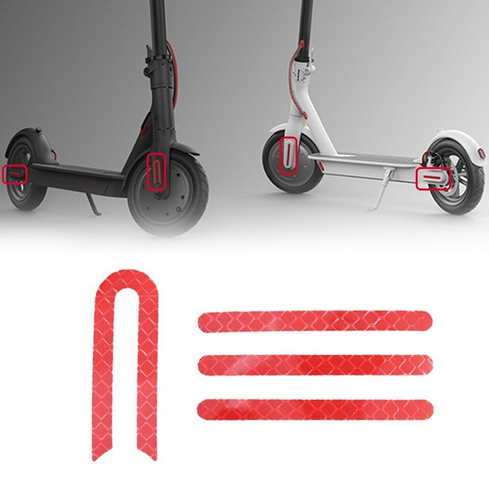 Xiaomi Elektrikli Scooter Kırmızı Reflektör Seti
